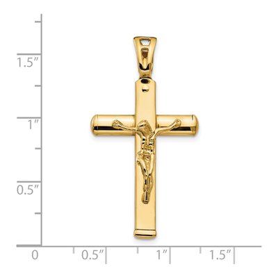 14K Yellow Gold Crucifix Pendant – view 5