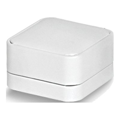 White Leatherette Earring Boxes, Pack of 12 – view 2