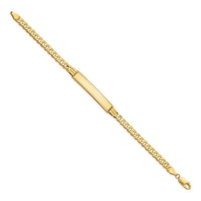 14K Yellow Gold ID Bracelet – view 3