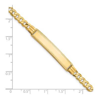 14K Yellow Gold ID Bracelet – view 6