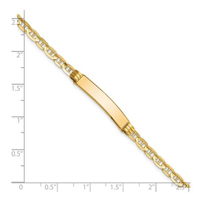 14K Yellow Gold ID Bracelet – view 3