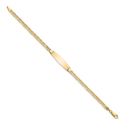 14K Yellow Gold ID Bracelet – view 3