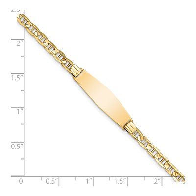 14K Yellow Gold ID Bracelet – view 4