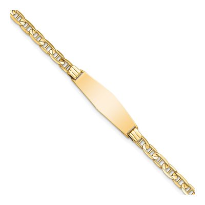 14K Yellow Gold ID Bracelet