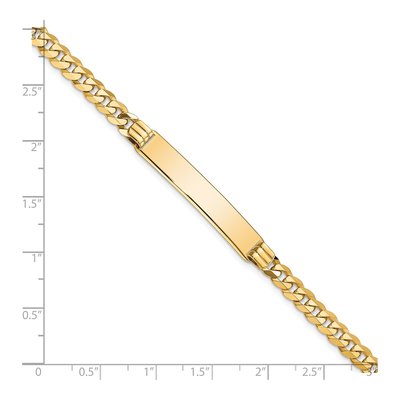 14K Yellow Gold ID Bracelet – view 3