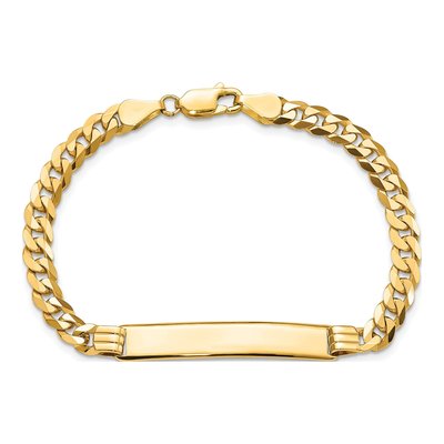 14K Yellow Gold ID Bracelet – view 4