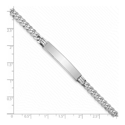 14K White Gold ID Bracelet – view 3