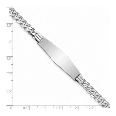 14K White Gold ID Bracelet – view 3