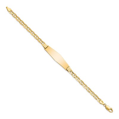 14K Yellow Gold ID Bracelet – view 3