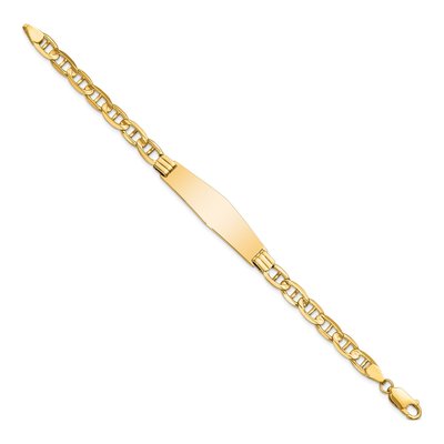 14K Yellow Gold ID Bracelet – view 3