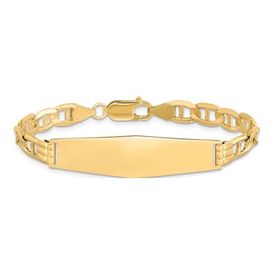 14K Yellow Gold ID Bracelet – view 4