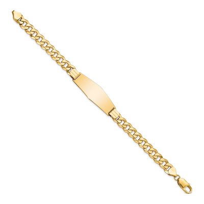 14K Yellow Gold ID Bracelet – view 3