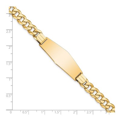 14K Yellow Gold ID Bracelet – view 4