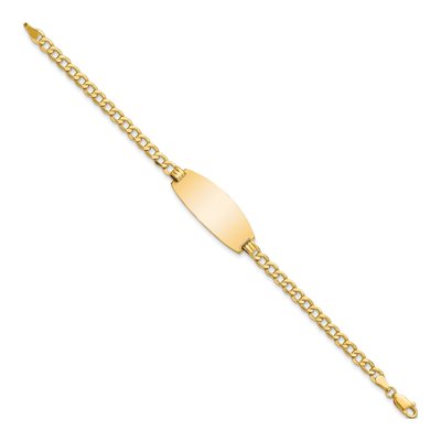 14K Yellow Gold ID Bracelet – view 3
