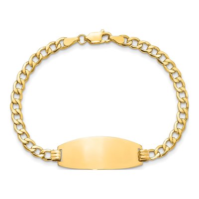 14K Yellow Gold ID Bracelet – view 4