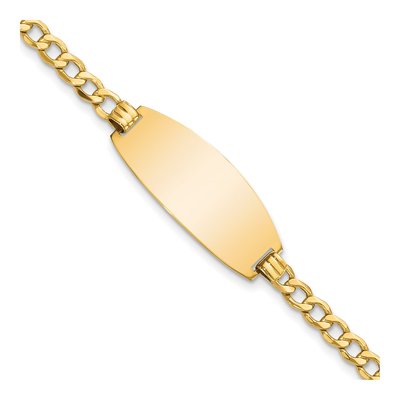14K Yellow Gold ID Bracelet