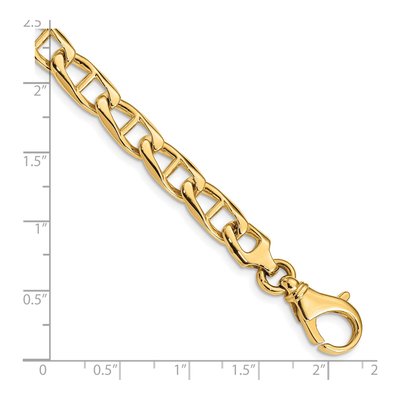 14K Yellow Gold 6.9mm Anchor Chain – view 2