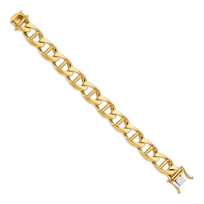14K Yellow Gold 14.6mm Anchor Chain Bracelet – view 2