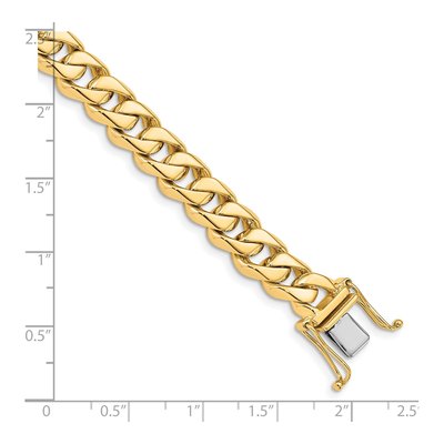 14K Yellow Gold 8.5mm Curb Chain – view 2