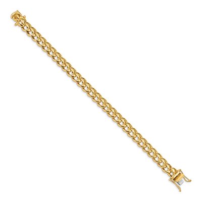 14K Yellow Gold 8.6mm Open Link Chain Bracelet – view 2
