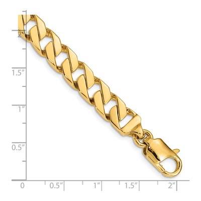 14K Yellow Gold 8.5mm Fancy Link Chain – view 2