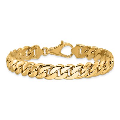 14K Yellow Gold 10.75mm Fancy Link Chain – view 2