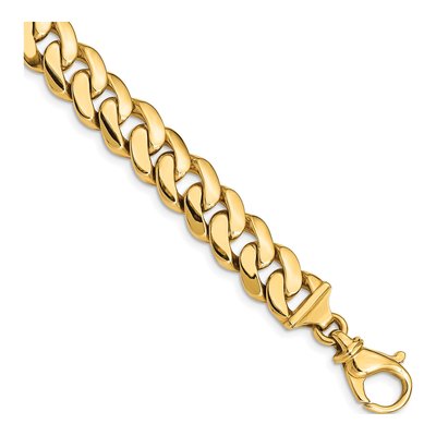14K Yellow Gold 10.75mm Fancy Link Chain