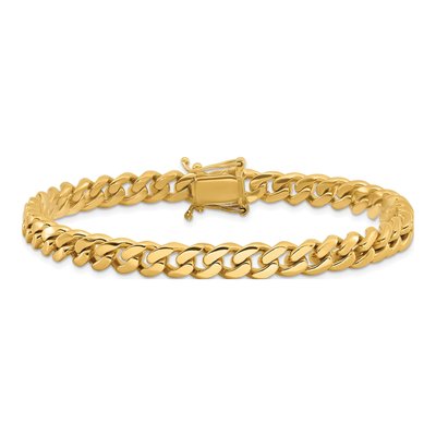 14K Yellow Gold 7mm Miami Cuban Chain – view 2
