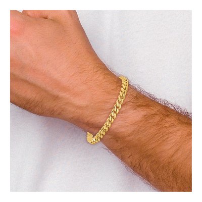 14K Yellow Gold 7mm Miami Cuban Chain – view 3