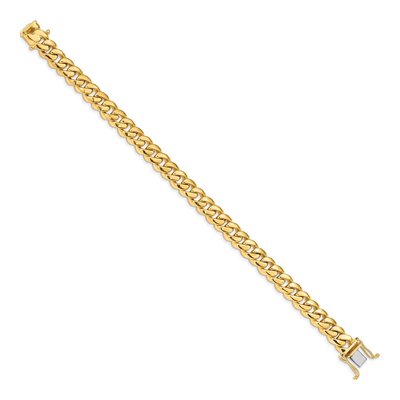 14K Yellow Gold 8.7mm Miami Cuban Chain Bracelet – view 2