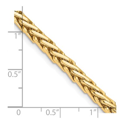 14K Yellow Gold 4.4mm Woven Open Link Chain – view 2