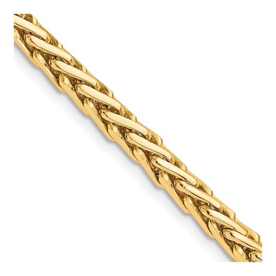 14K Yellow Gold 4.4mm Woven Open Link Chain