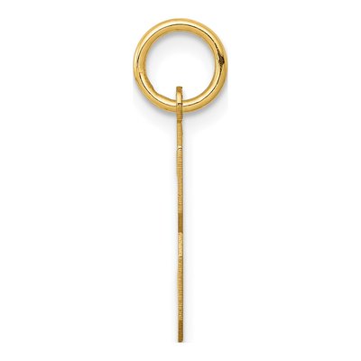 14K Yellow Gold Number 3 Charm – view 3
