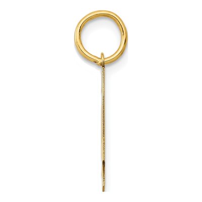 14K Yellow Gold Number 4 Charm – view 3