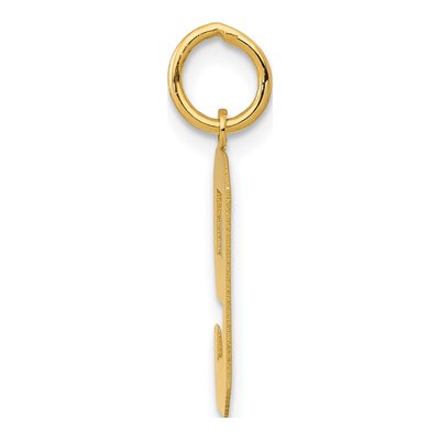 14K Yellow Gold Number 9 Pendant – view 3