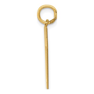 14K Yellow Gold Number 17 Charm – view 3