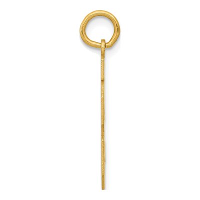 14K Yellow Gold Number 18 Charm – view 2