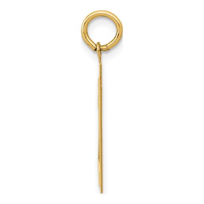 14K Yellow Gold Number 21 Charm – view 3
