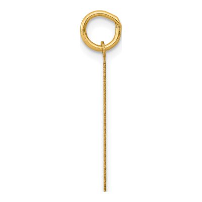14K Yellow Gold Number 61 Charm – view 2