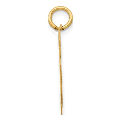 14K Yellow Gold Number 76 Charm – view 2