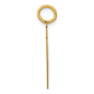 14K Yellow Gold Number 81 Charm – view 2