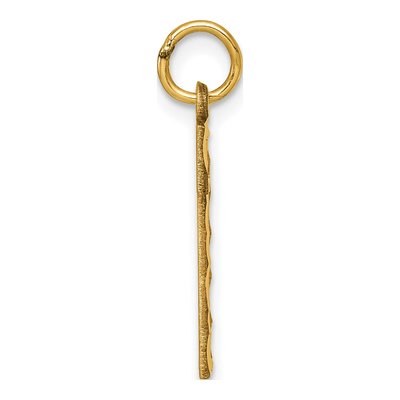 14K Yellow Gold Number 1 Charm – view 3
