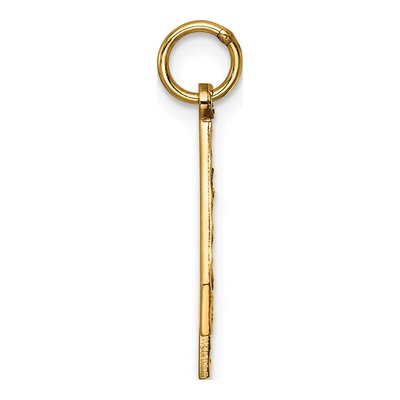 14K Yellow Gold Number 4 Charm – view 3
