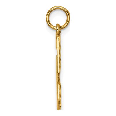 14K Yellow Gold Number 5 Charm – view 3