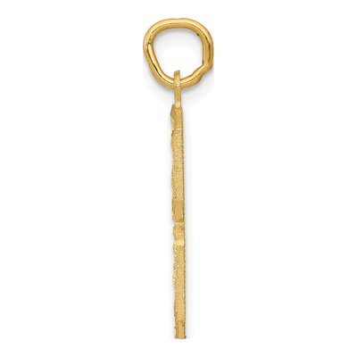 14K Yellow Gold Large Number 8 Charm – view 3