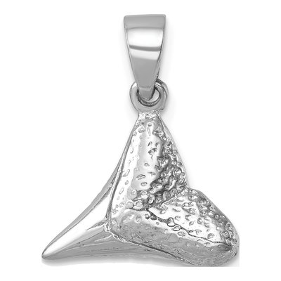 Sterling Silver Shark Tooth Pendant