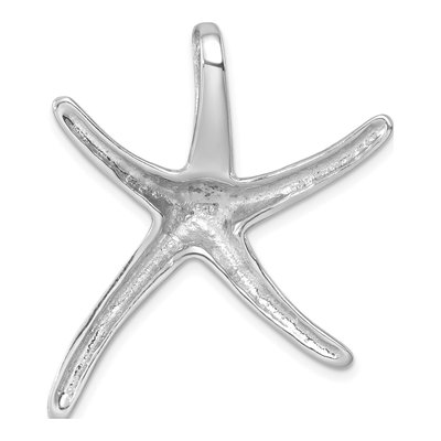 Sterling Silver Starfish Slide Pendant – view 4