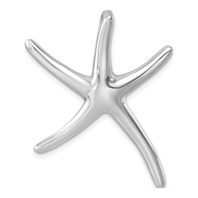 Sterling Silver Starfish Slide Pendant