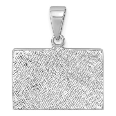 Sterling Silver Crystal Enameled Dive Flag Pendant – view 4