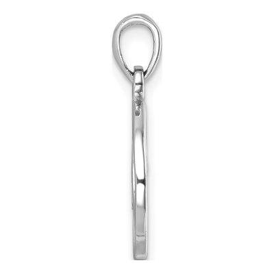 Sterling Silver Wave Pendant – view 3